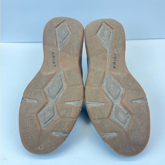 Ariat Men's Size 11D Brown Leather Casual Distressed Tan Dozer Shoe 10034019 - Picture 9 of 11